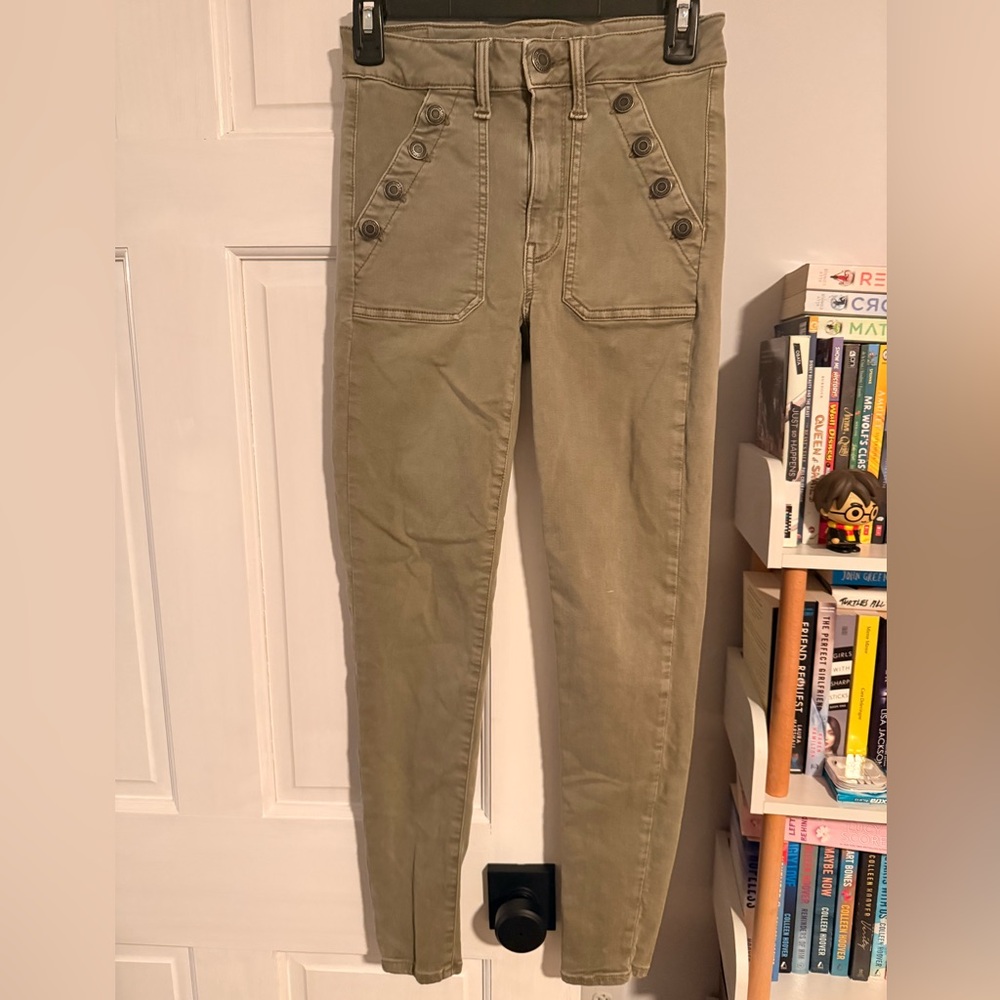American Eagle Outfitters Olive Jeggings